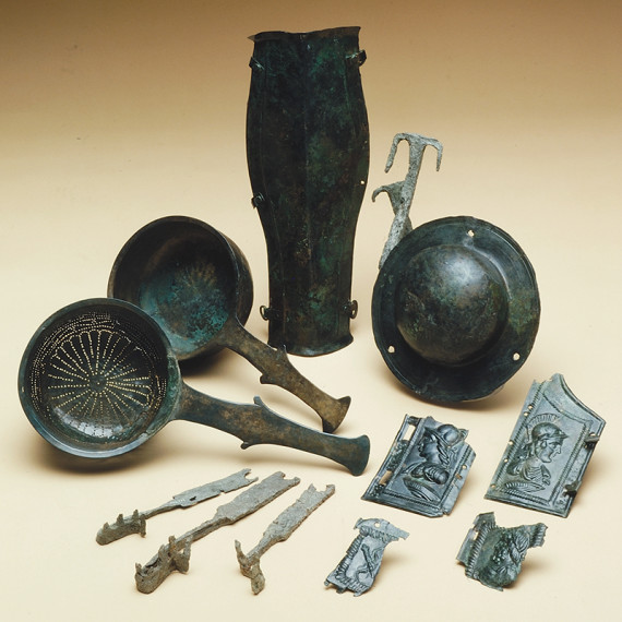 Teile des Hortes aus Manching. &copy; Arch&auml;ologische Staatssammlung